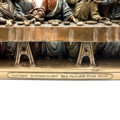 Hz İsa Son Akşam Yemeği - The Last Supper Heykel Biblo Dekor