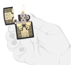 Zippo Twin Skulls Çakmak