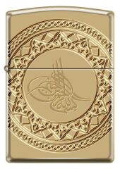 Zippo Ottoman Design Armor Case Gold Çakmak