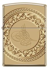 Zippo Ottoman Design Armor Case Gold Çakmak