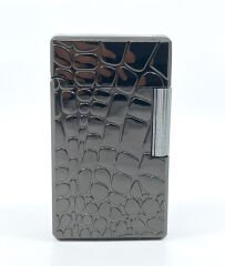 Dupont Tarzı Metal Çakmak Çift Torch Jet Alev - Füme