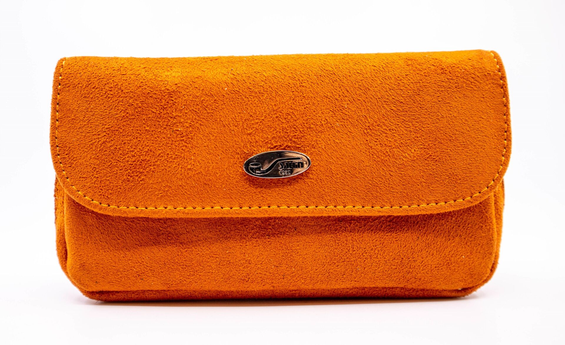 Şahin Turuncu Süet Pipo Taşıma Çantası