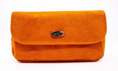 Şahin Turuncu Süet Pipo Taşıma Çantası