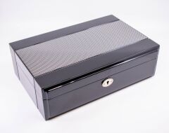 Cupey Humidor / Puro Saklama Kutusu Gri