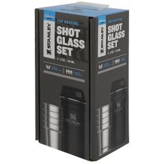 Stanley Adventure Çelik Shot Bardak Seti Matte Black Pebble