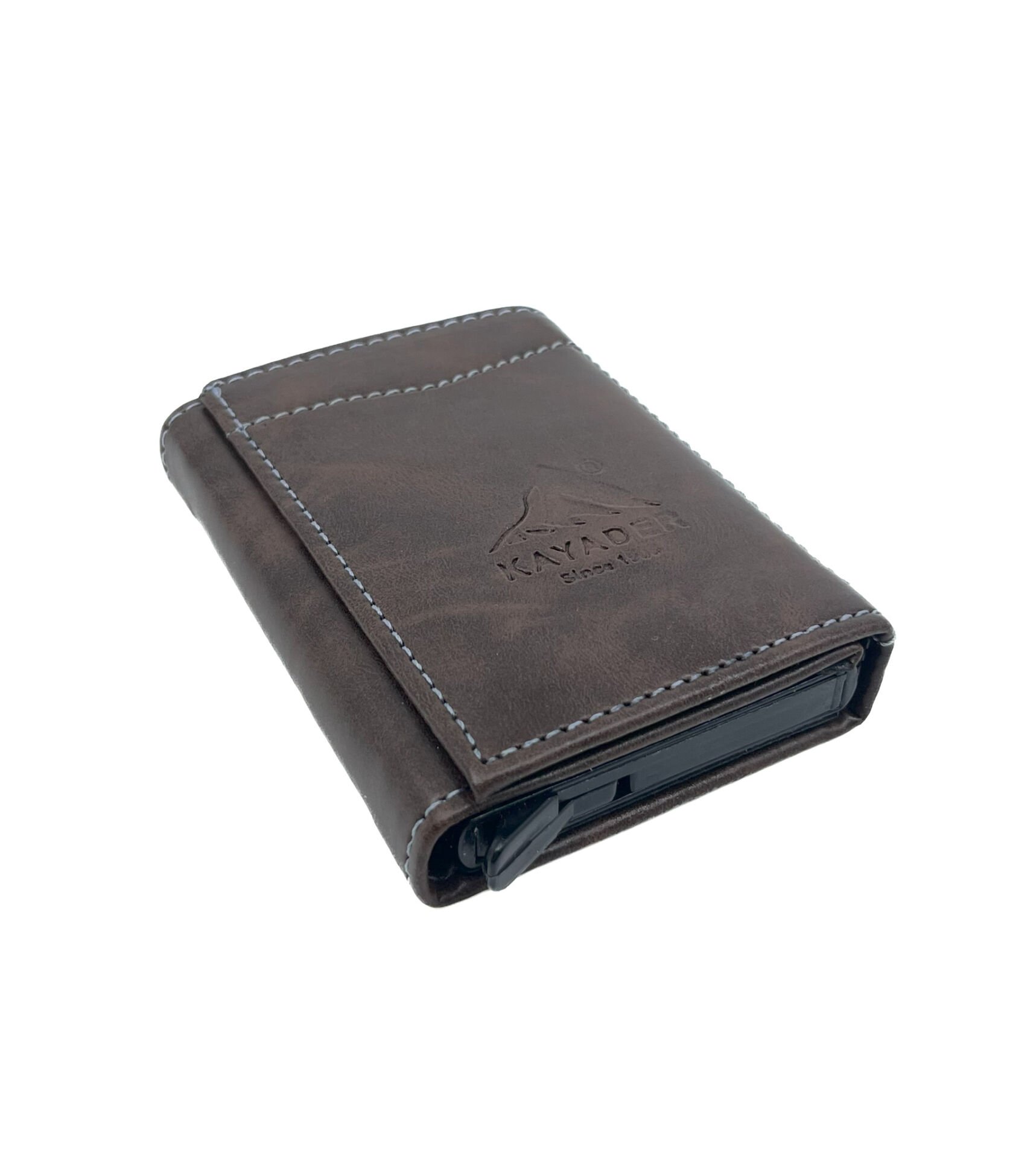 Kayader RFID Mekanizmalı Cüzdan - Kahverengi 001