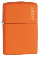 Zippo Logo Design Turuncu Çakmak