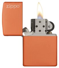 Zippo Logo Design Turuncu Çakmak