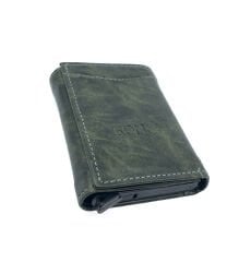Bons Deri RFID Mekanizmalı Cüzdan - Yeşil