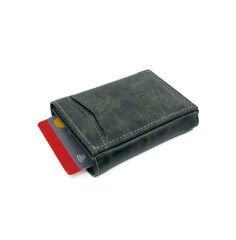 Bons Deri RFID Mekanizmalı Cüzdan - Yeşil