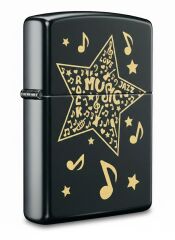Zippo Music Star Dizayn Çakmak