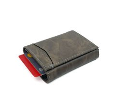 Bons Deri RFID Mekanizmalı Cüzdan - Kahverengi 002