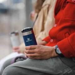 Stanley The AeroLight Transit Termos Bardak 0.35 Lt - (12 OZ) Royal Blue Metallic