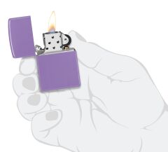 Zippo Classic Smokey Lavender - Küllü Lavanta Dizayn Çakmak