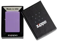 Zippo Classic Smokey Lavender - Küllü Lavanta Dizayn Çakmak