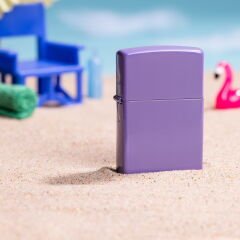 Zippo Classic Smokey Lavender - Küllü Lavanta Dizayn Çakmak
