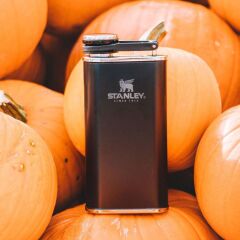 Stanley Klasik Paslanmaz Çelik Cep Matarası 0,23 Lt - Matte Black Pebble