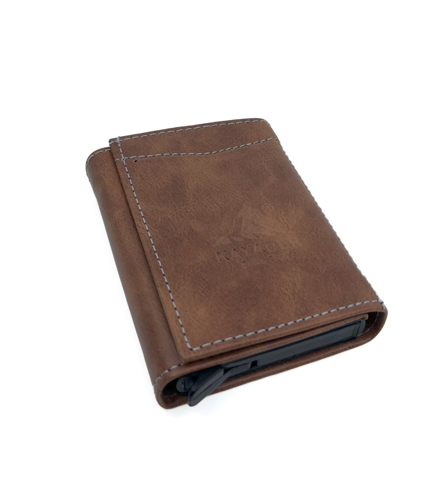 Kayader RFID Mekanizmalı Cüzdan - Kahverengi 002