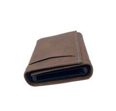 Kayader RFID Mekanizmalı Cüzdan - Kahverengi 002