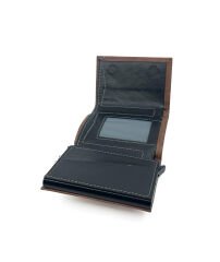 Kayader RFID Mekanizmalı Cüzdan - Kahverengi 002