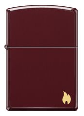 Zippo Red Matte Flame In The Corner Dizayn Çakmak