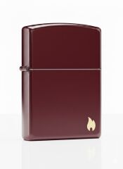 Zippo Red Matte Flame In The Corner Dizayn Çakmak
