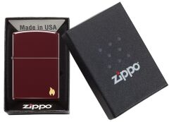 Zippo Red Matte Flame In The Corner Dizayn Çakmak