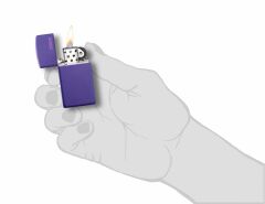 Zippo Purple Matte Slim Çakmak