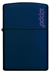 Zippo Matte Dark Blue Design