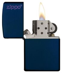 Zippo Matte Dark Blue Design
