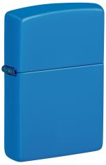 Zippo Classic Sky Blue Matte - Gök Mavi Dizayn Çakmak