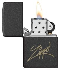 Zippo Script Logo Dizayn Çakmak