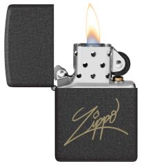 Zippo Script Logo Dizayn Çakmak