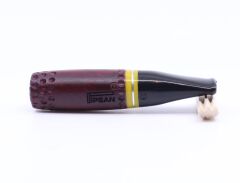 Pipsan Toscanello  Backwoods Ağızlık İşlemeli Gövde Vişne - Sarı Şeritli