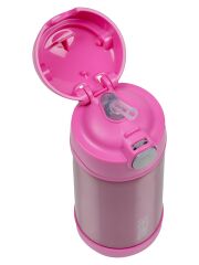 Thermos FUNtainer Pipetli Çocuk Termos 355ml (12 OZ) - Pink