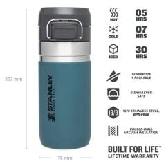 Stanley The Quick Flip Paslanmaz Çelik Termos Bardak 0.47 LT - Lagoon