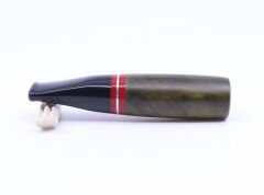 Pipsan Toscanello Backwoods Ağızlık Yeşil - Kırmızı Şeritli