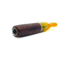 Şahin 9mm Filtreli 8mm Uçlu Akrilik Saplı Ağızlık - Kahverengi - 2583