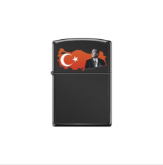 Zippo Atatürk ve Türk Bayrağı Dizayn Çakmak
