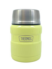 SK-3002 470ml Stainless King Kaşıklı Yemek Termosu - Açık Sarı