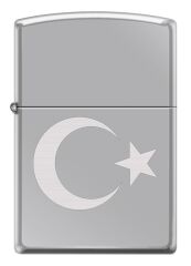Zippo Türk Bayrağı Dizayn Çakmak
