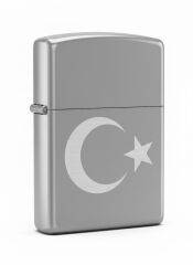 Zippo Türk Bayrağı Dizayn Çakmak