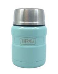SK-3002 470ml Stainless King Kaşıklı Yemek Termosu - Açık Mavi