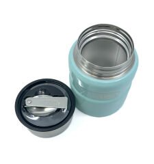 SK-3002 470ml Stainless King Kaşıklı Yemek Termosu - Açık Mavi