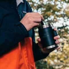 Stanley Klasik Paslanmaz Çelik Yemek Termosu Kaşıklı 0,40 LT - Matte Black Pebble