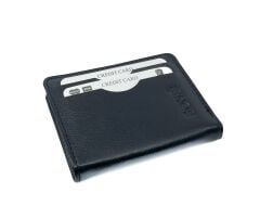 Kayader BONS Collection Deri Cüzdan - Siyah 001