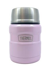 SK-3002 470ml Stainless King Kaşıklı Yemek Termosu - Pembe