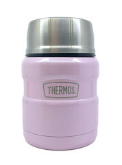 SK-3002 470ml Stainless King Kaşıklı Yemek Termosu - Pembe