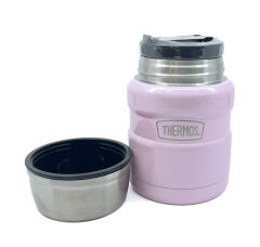 SK-3002 470ml Stainless King Kaşıklı Yemek Termosu - Pembe