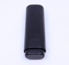 Cohiba Siyah Deri Puro Kılıfı 2'li / Seyahat Humidoru